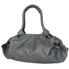 ロエベ ナッパアイレ 手提げ アナグラム ハンドバッグ レザー グレー 010804 レディース 【中古】brbag