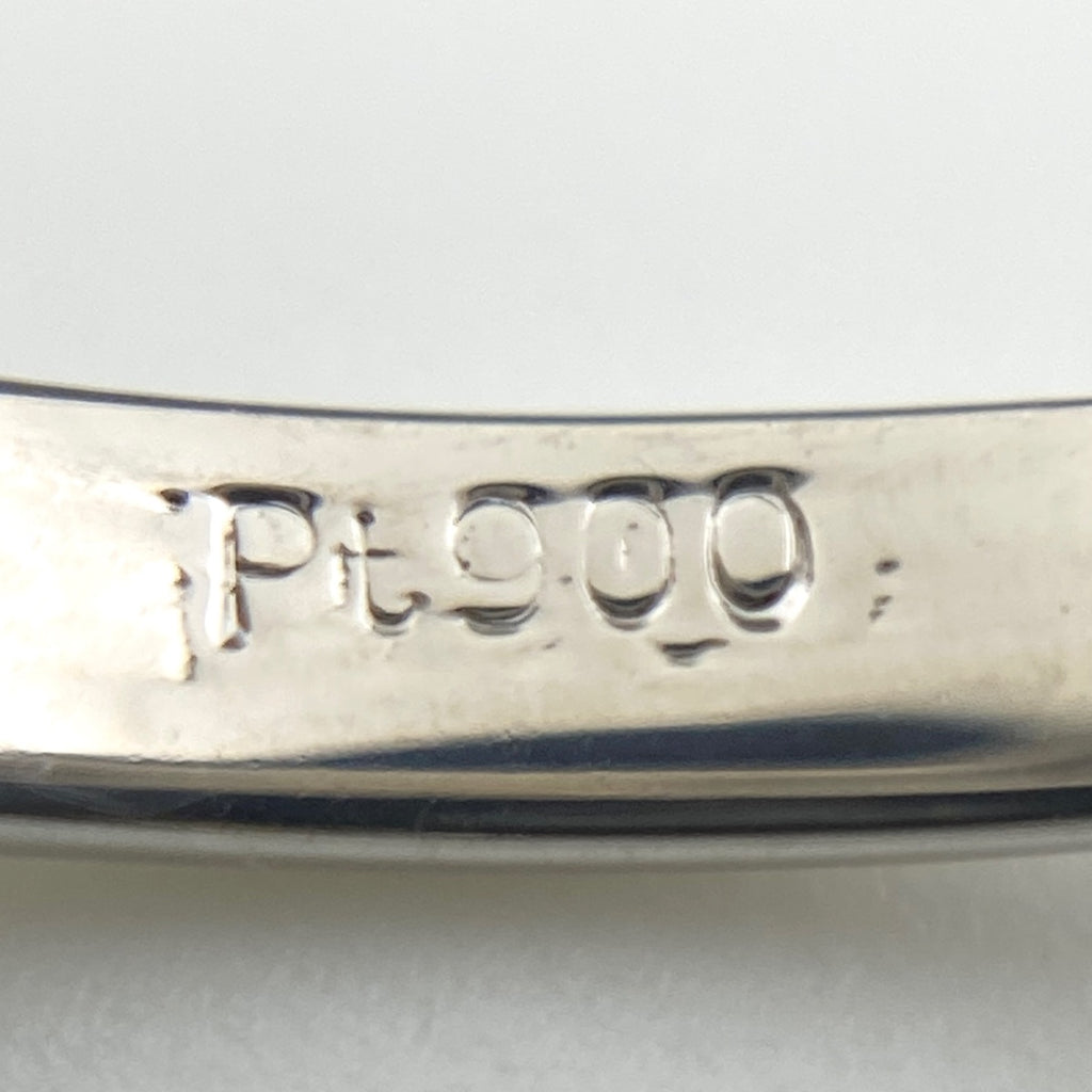 メレダイヤ デザインリング プラチナ 指輪 リング 7号 Pt900 ダイヤモンド レディース 【中古】nbjwl