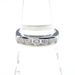 メレダイヤ デザインリング プラチナ 指輪 リング 11号 Pt900 ダイヤモンド レディース 【中古】nbjwl