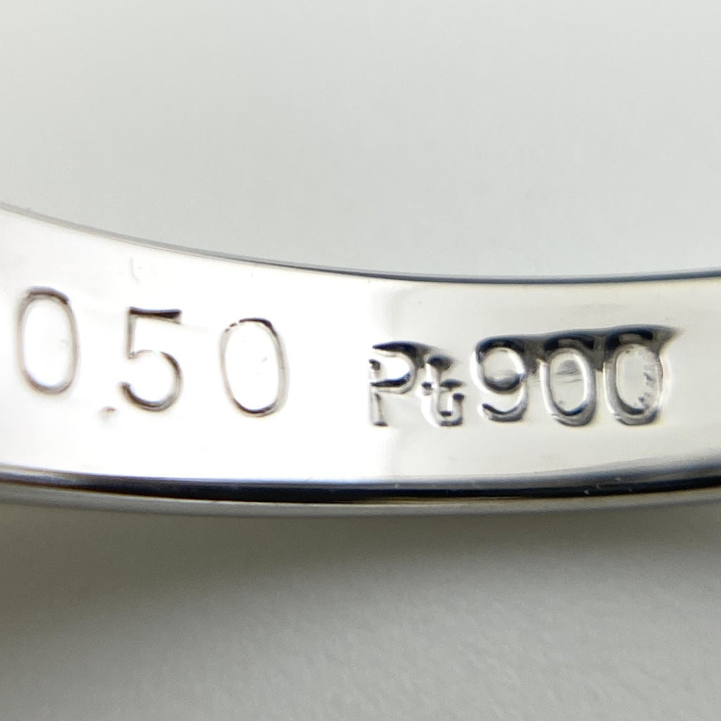 メレダイヤ デザインリング プラチナ 指輪 リング 11号 Pt900 ダイヤモンド レディース 【中古】nbjwl