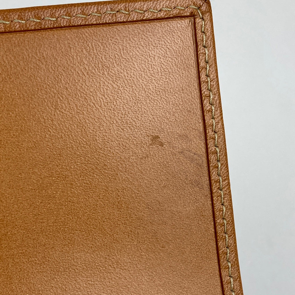 セリーヌ マカダム柄 二つ折り 長財布 札入れ 小銭入れ がま口 長財布 コーティングキャンバス ブラウン レディース 【中古】brbag