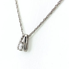 ダイヤモンド デザインネックレス プラチナ ペンダント ネックレス Pt900 Pt850 ダイヤモンド レディース 【中古】nbjwl