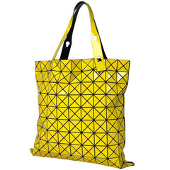 イッセイミヤケ プリズム トートバッグ バオバオ BAOBAO トートバッグ PVC イエロー レディース 【中古】brbag
