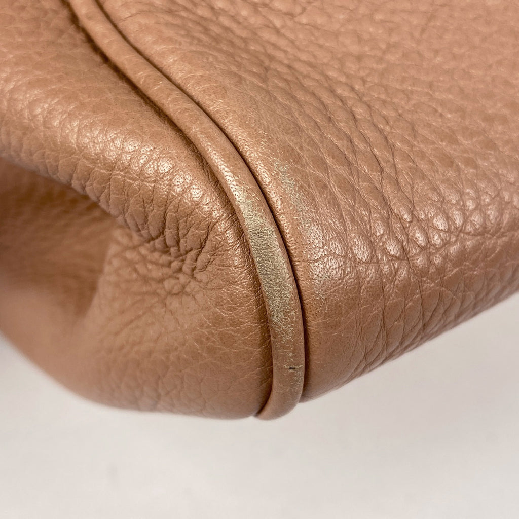 グッチ バンブー ショッパー ミディアム ハンドバッグ 2WAY ショルダーバッグ ハンドバッグ レザー ベージュ 323660 レディース 【中古】brbag