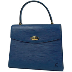 【ジャンク品】ルイ・ヴィトン マルゼルブ 手提げ ハンドバッグ エピ トレドブルー M52375 レディース 【中古】brbag