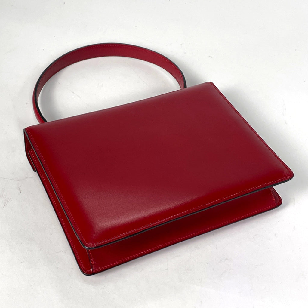 セリーヌ ロゴ ハンドバッグ 手提げ ハンドバッグ レザー レッド レディース 【中古】brbag