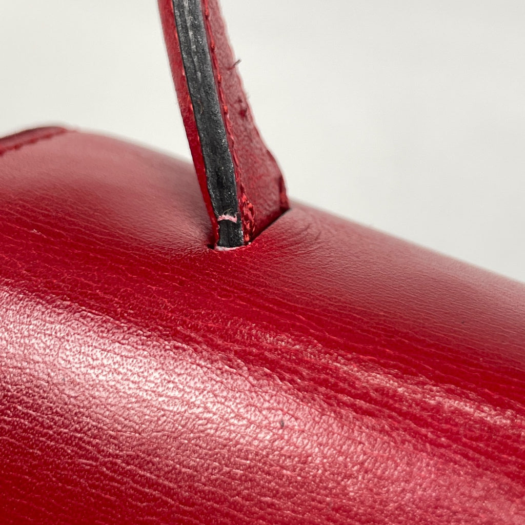 セリーヌ ロゴ ハンドバッグ 手提げ ハンドバッグ レザー レッド レディース 【中古】brbag