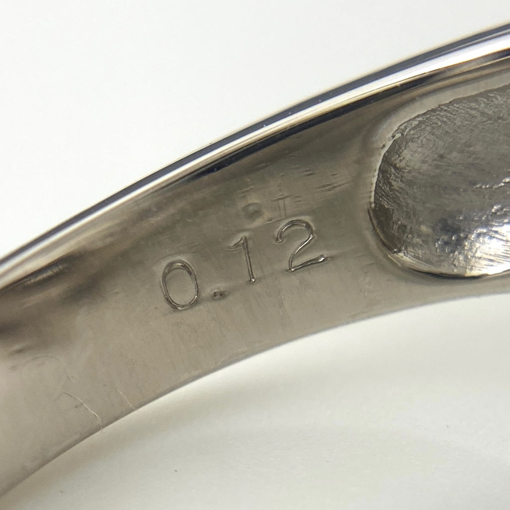 メレダイヤ デザインリング プラチナ 指輪 リング 12号 Pt900 ダイヤモンド レディース 【中古】nbjwl