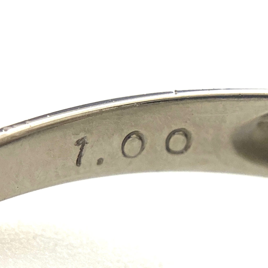 メレダイヤ デザインリング プラチナ 指輪 リング 11号 Pt900 ダイヤモンド レディース 【中古】nbjwl