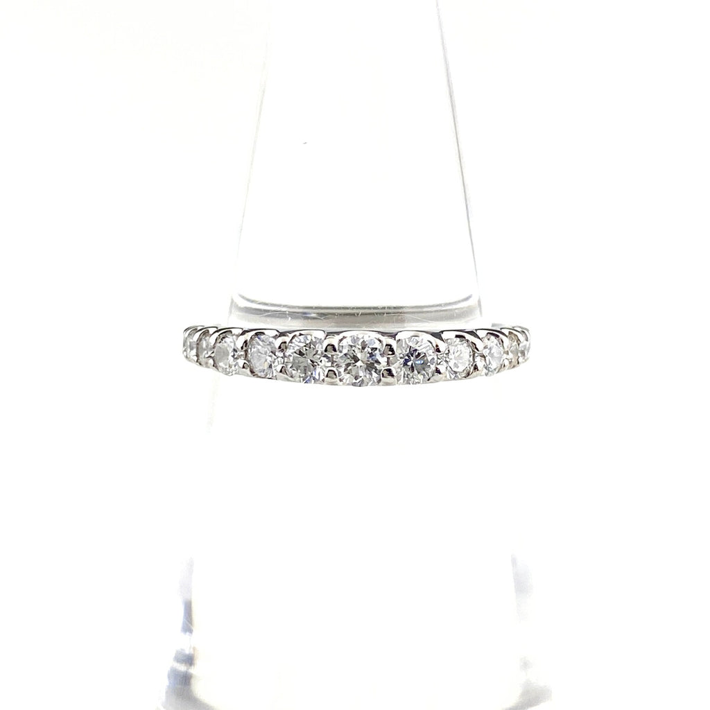 メレダイヤ デザインリング プラチナ 指輪 リング 8.5号 Pt900 ダイヤモンド レディース 【中古】nbjwl