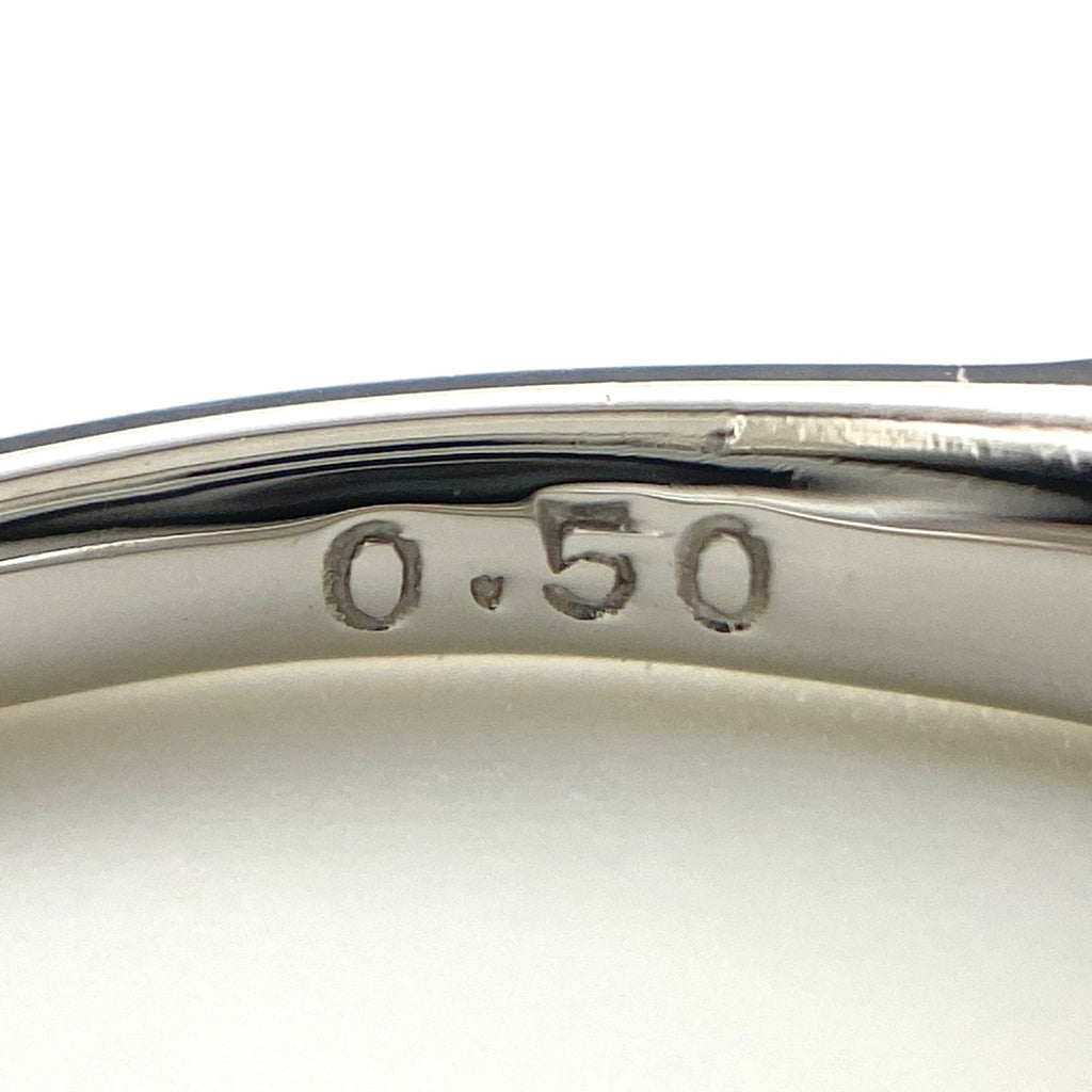 メレダイヤ デザインリング プラチナ 指輪 リング 8.5号 Pt900 ダイヤモンド レディース 【中古】nbjwl