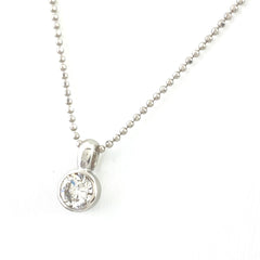 メレダイヤ デザインネックレス プラチナ ペンダント ネックレス Pt900 Pt850 ダイヤモンド レディース 【中古】nbjwl