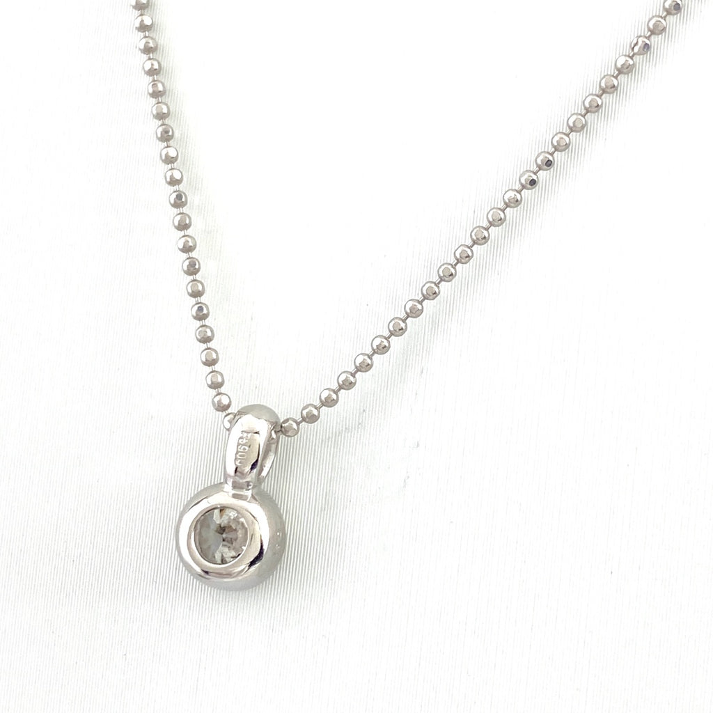 メレダイヤ デザインネックレス プラチナ ペンダント ネックレス Pt900 Pt850 ダイヤモンド レディース 【中古】nbjwl