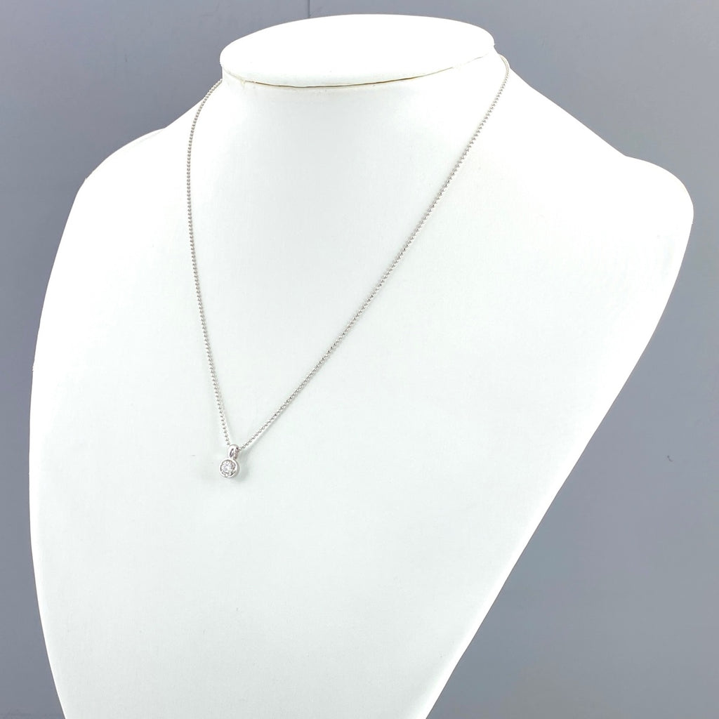 メレダイヤ デザインネックレス プラチナ ペンダント ネックレス Pt900 Pt850 ダイヤモンド レディース 【中古】nbjwl