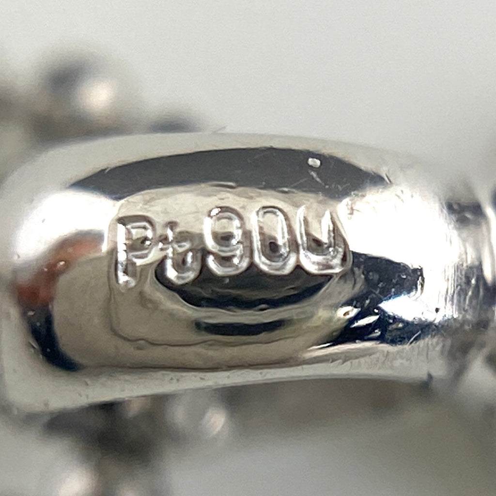 メレダイヤ デザインネックレス プラチナ ペンダント ネックレス Pt900 Pt850 ダイヤモンド レディース 【中古】nbjwl