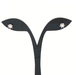ダイヤモンド デザインピアス プラチナ ピアス Pt900 ダイヤモンド レディース 【中古】nbjwl