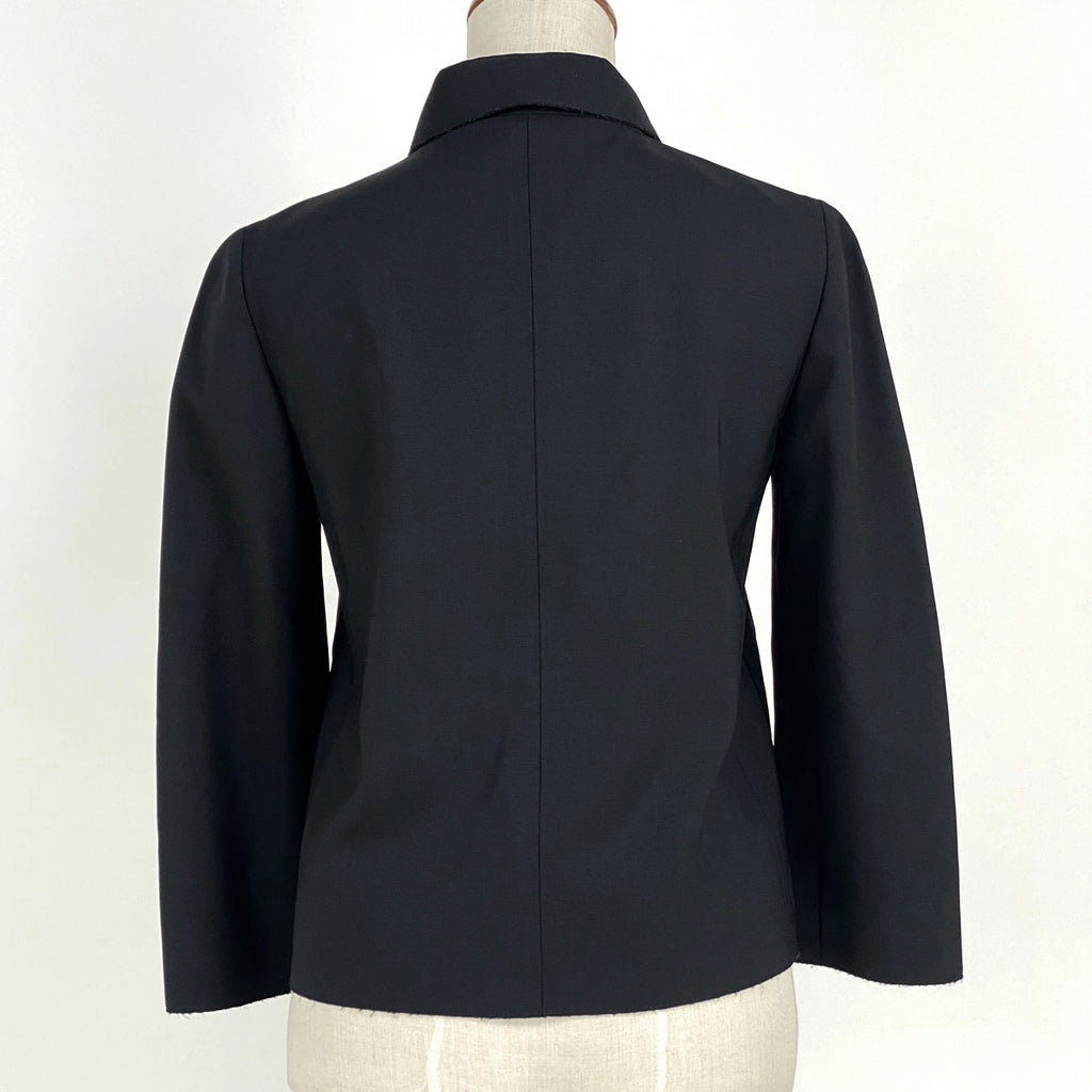 ジルサンダー ジャケット NAVY アウター ブラック レディース 【中古】brapp