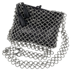 サルヴァトーレフェラガモ ダブルガンチーニ チェーン ショルダーバッグ ミニ 肩掛け ショルダーバッグ レザー ブラック 6706 レディース 【中古】brbag