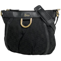 グッチ GG柄 ショルダーバッグ アビー ショルダーバッグ GGキャンバス ブラック 203257 レディース 【中古】brbag