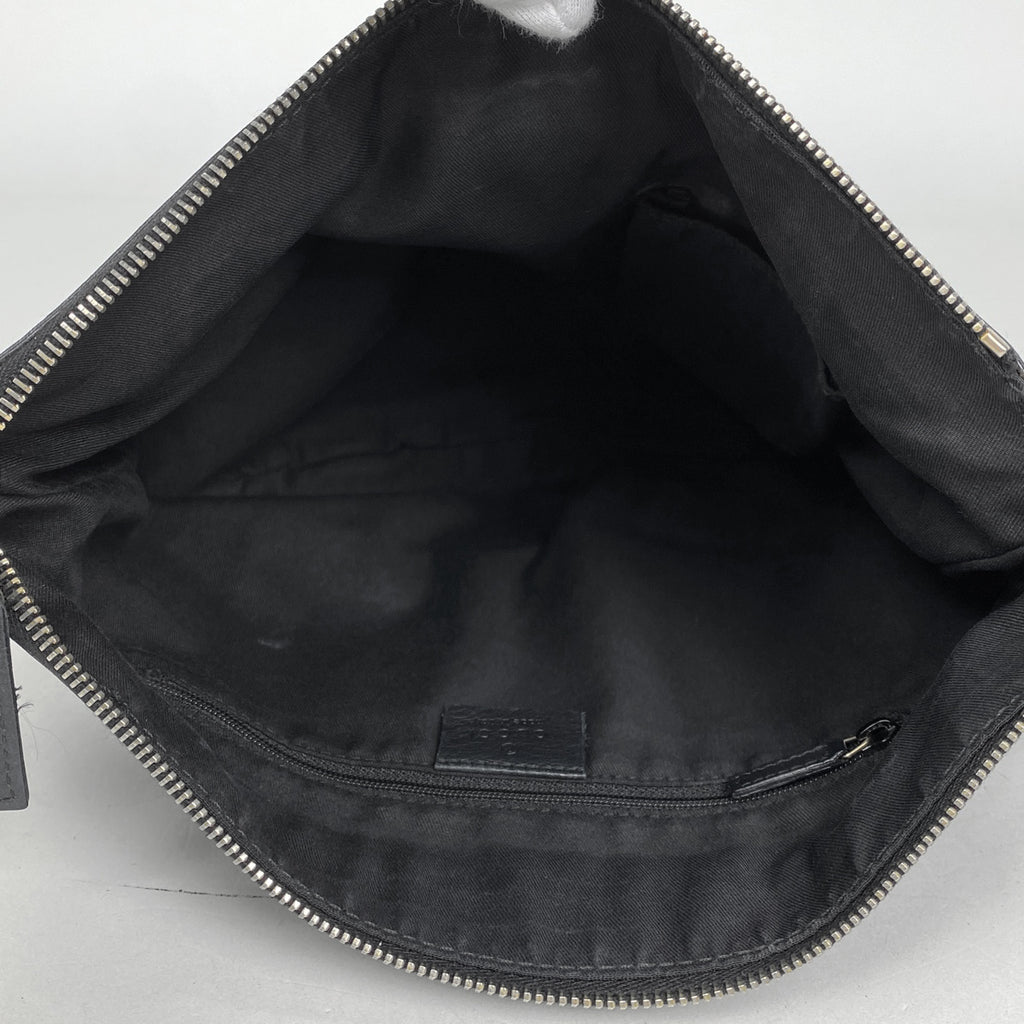 グッチ GG柄 ショルダーバッグ アビー ショルダーバッグ GGキャンバス ブラック 203257 レディース 【中古】brbag