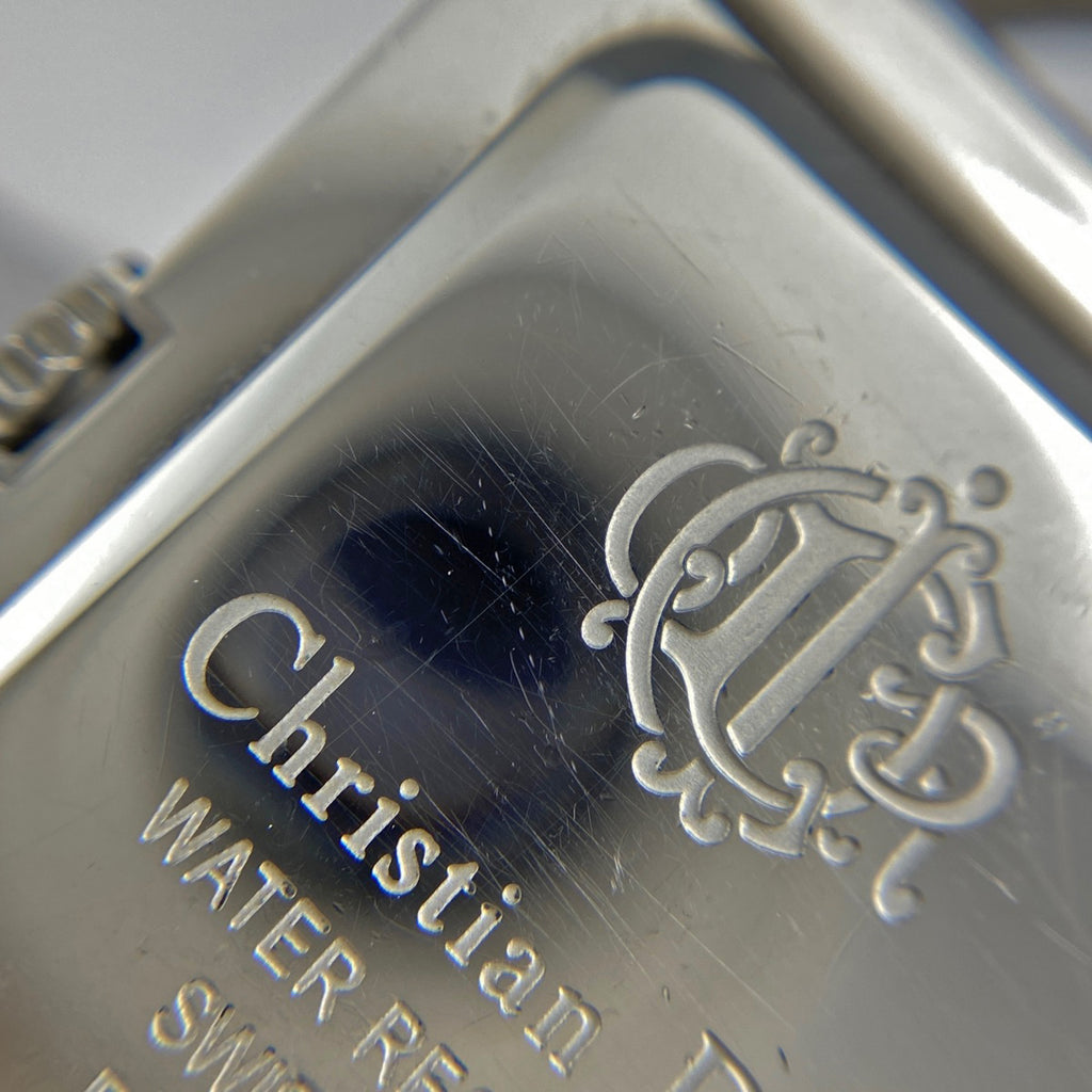 クリスチャンディオール マリス D78-109 腕時計 SS クォーツ ブラック レディース 【中古】wtcbb