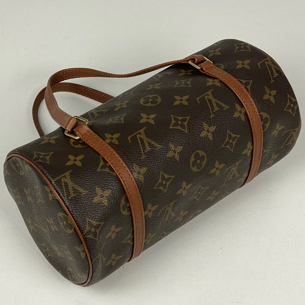 ルイ・ヴィトン パピヨン 26 筒型 旧旧型 ハンドバッグ モノグラム ブラウン M51366 レディース 【中古】brbag