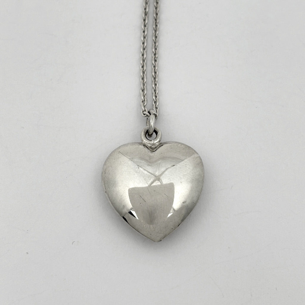 ティファニー フルハート ネックレス 立体 ネックレス スターリング