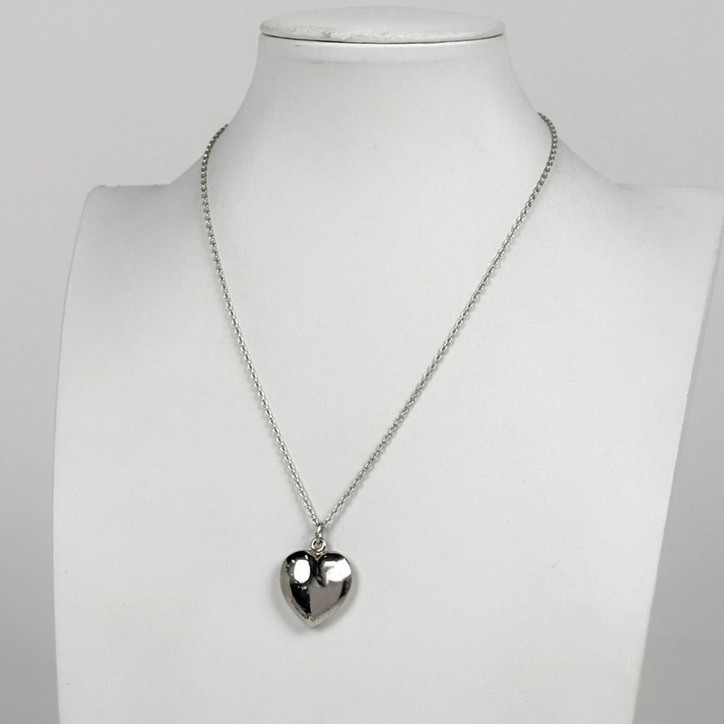 ティファニー フルハート ネックレス 立体 ネックレス スターリング
