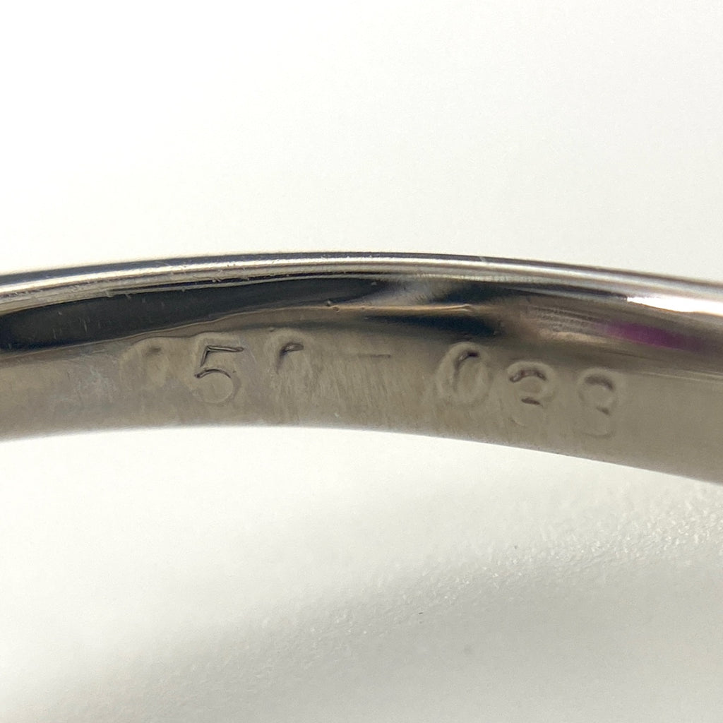 ルビー デザインリング プラチナ 指輪 メレダイヤ リング 12号 Pt900 ルビー ダイヤモンド レディース 【中古】nbjwl