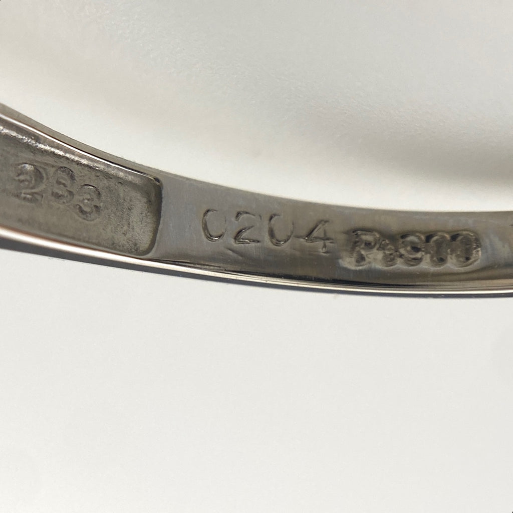 サファイア デザインリング プラチナ 指輪 メレダイヤ リング 12.5号 Pt900 サファイア ダイヤモンド レディース 【中古】nbjwl