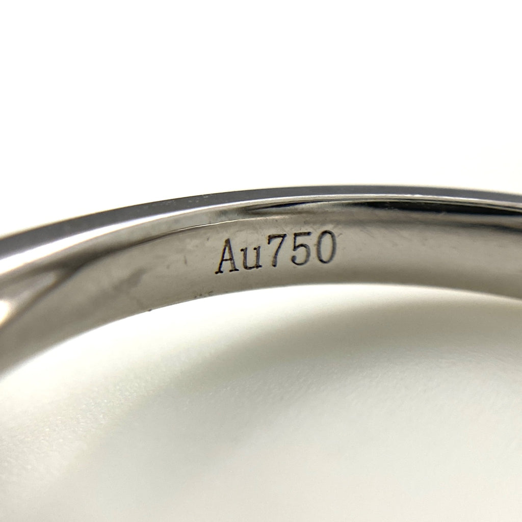 ダイヤモンド デザインリング メレダイヤ 指輪 リング 12号 750 ダイヤモンド レディース 【中古】nbjwl
