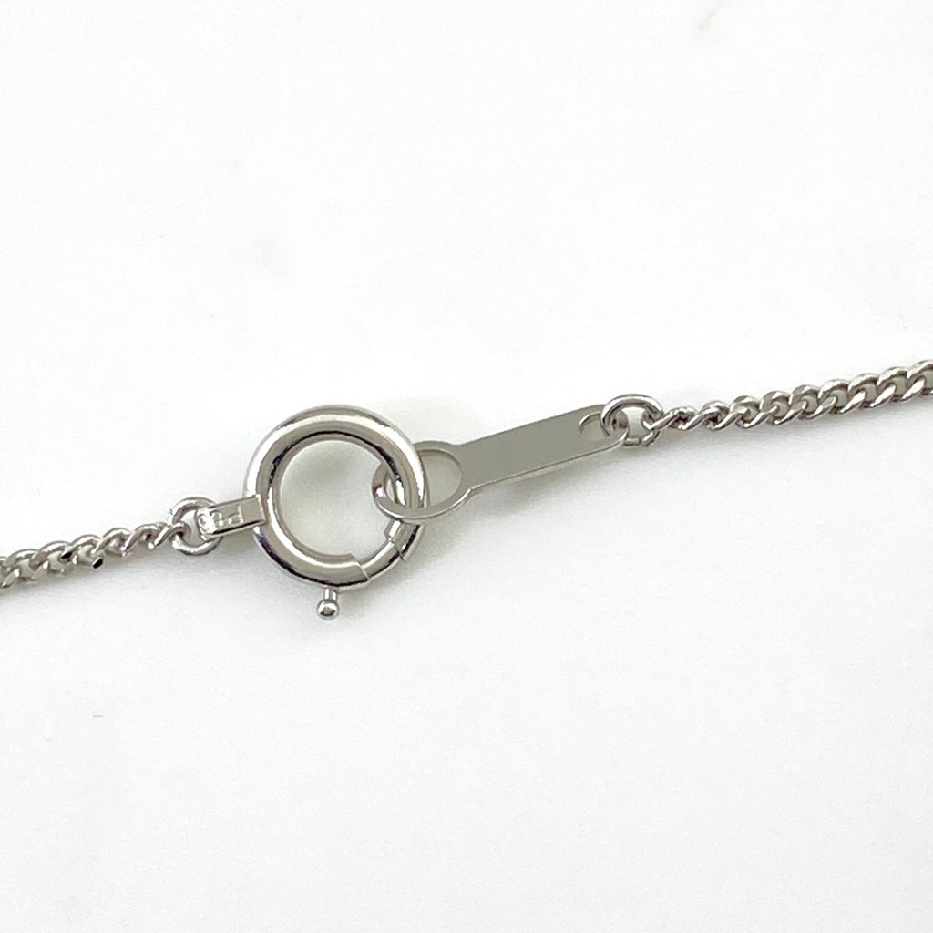 エメラルド デザインネックレス プラチナ ペンダント メレダイヤ ネックレス Pt900 Pt850 エメラルド レディース 【中古】nbjwl