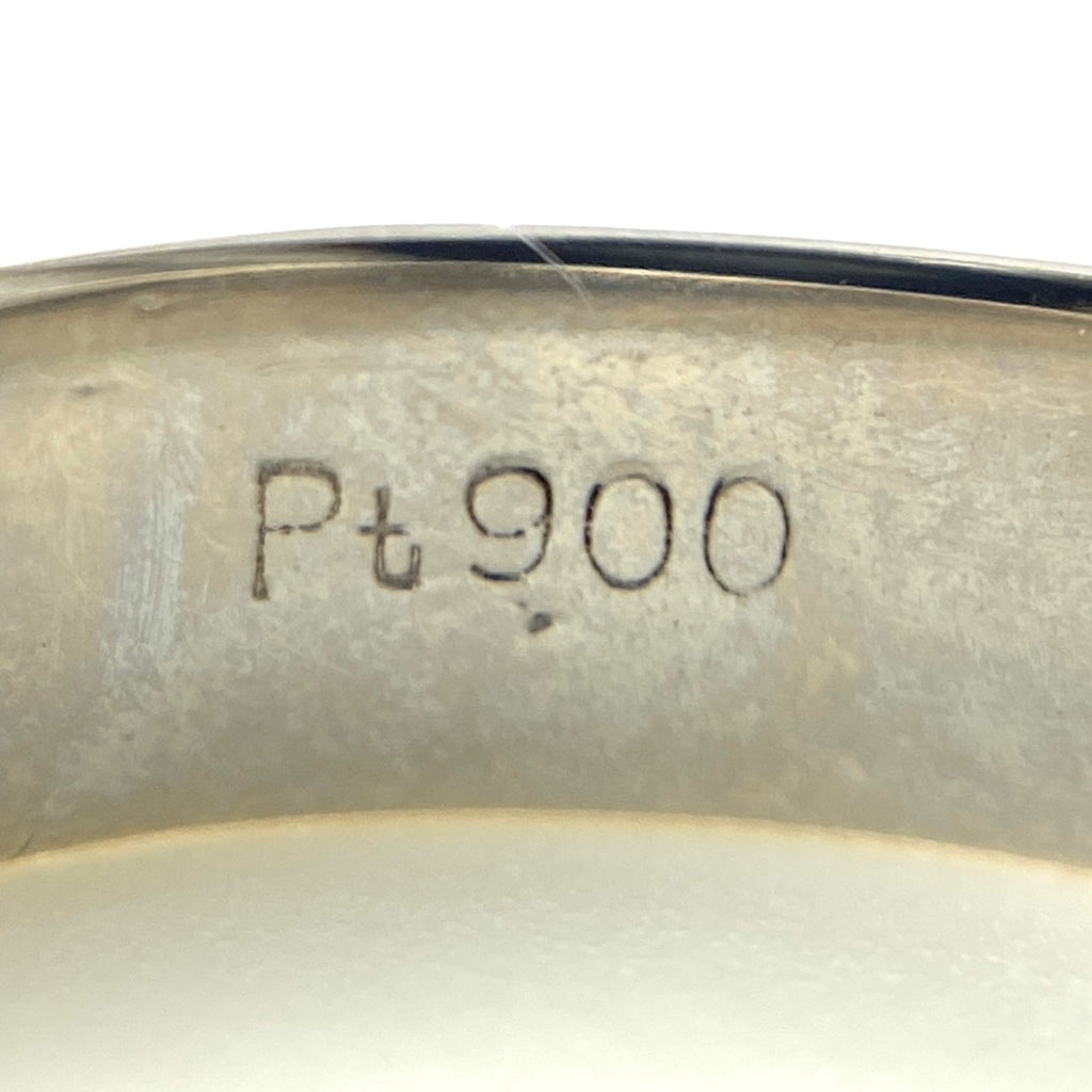 クロスモチーフ デザインリング プラチナ 指輪 メレダイヤ 十字架 リング 5.5号 Pt900 ダイヤモンド レディース 【中古】nbjwl