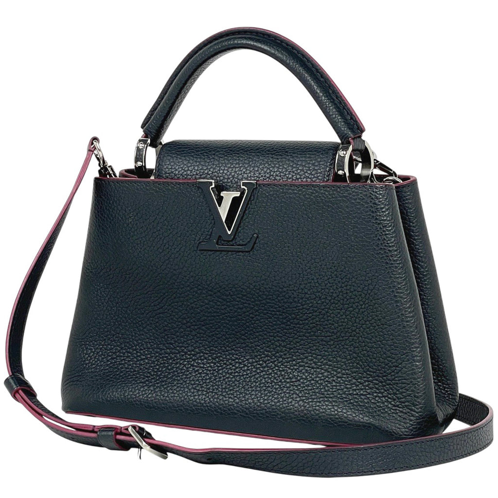 ルイ・ヴィトン カプシーヌ BB 2WAY ショルダーバッグ ハンドバッグ トリヨン コバルト M94517 レディース 【中古】brbag