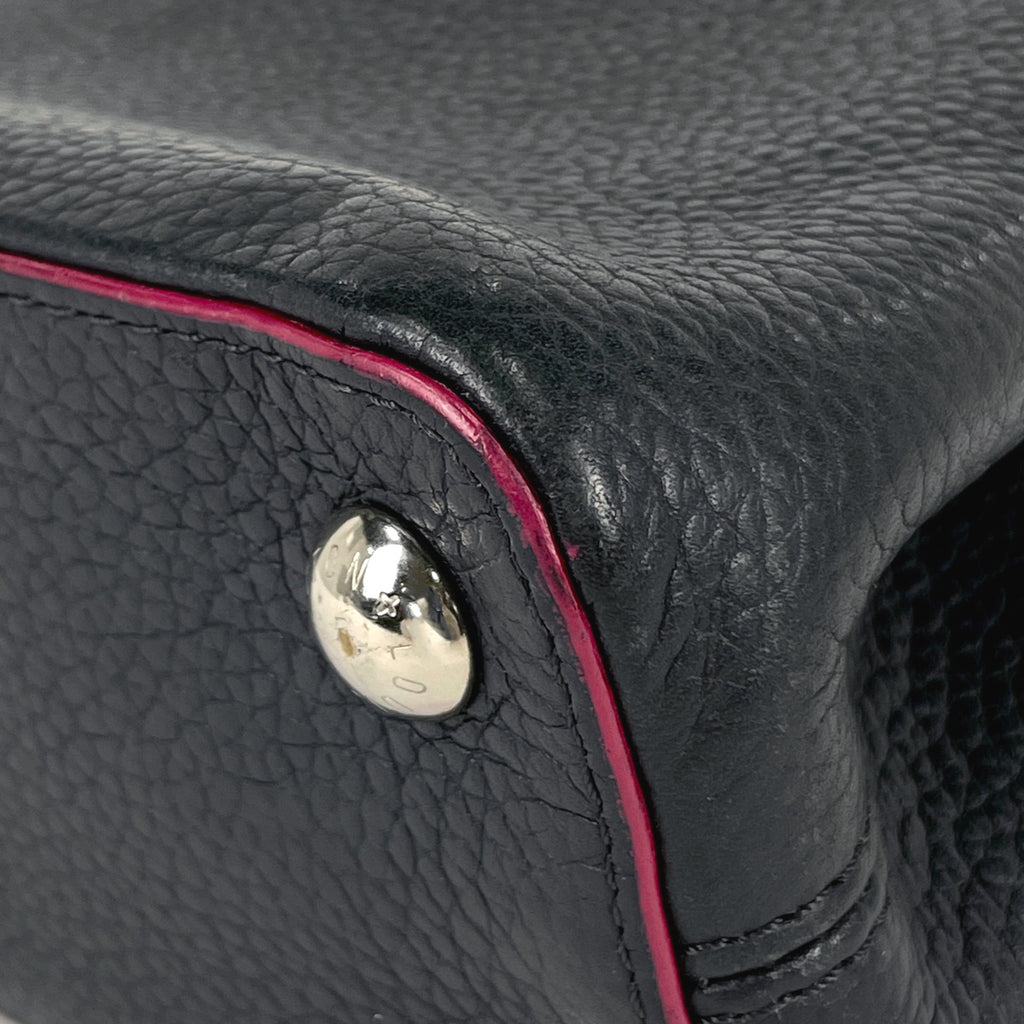 ルイ・ヴィトン カプシーヌ BB 2WAY ショルダーバッグ ハンドバッグ トリヨン コバルト M94517 レディース 【中古】brbag