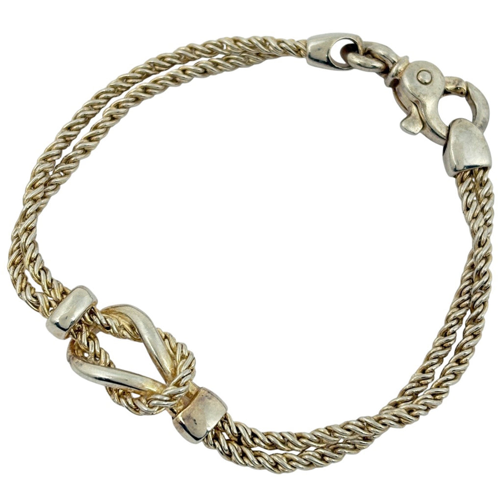 ティファニー ノット ダブルロープ ブレスレット 腕輪 ブレスレット