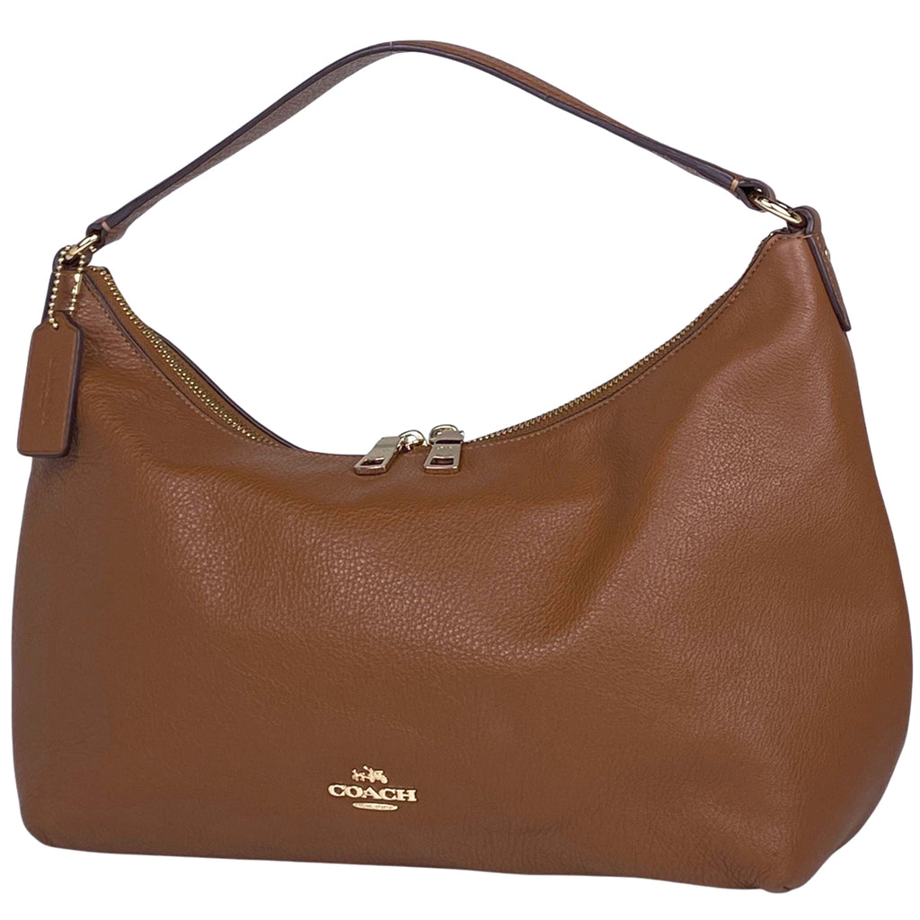 コーチ ロゴ ショルダーバッグ ワンショルダー ショルダーバッグ レザー ブラウン F36628 レディース 【中古】brbag