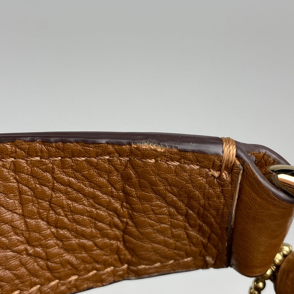 コーチ ロゴ ショルダーバッグ ワンショルダー ショルダーバッグ レザー ブラウン F36628 レディース 【中古】brbag