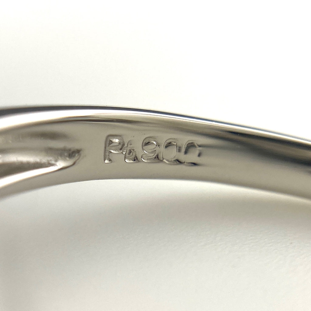 メレダイヤ デザインリング プラチナ 指輪 リング 11.5号 Pt900 ダイヤモンド レディース 【中古】nbjwl