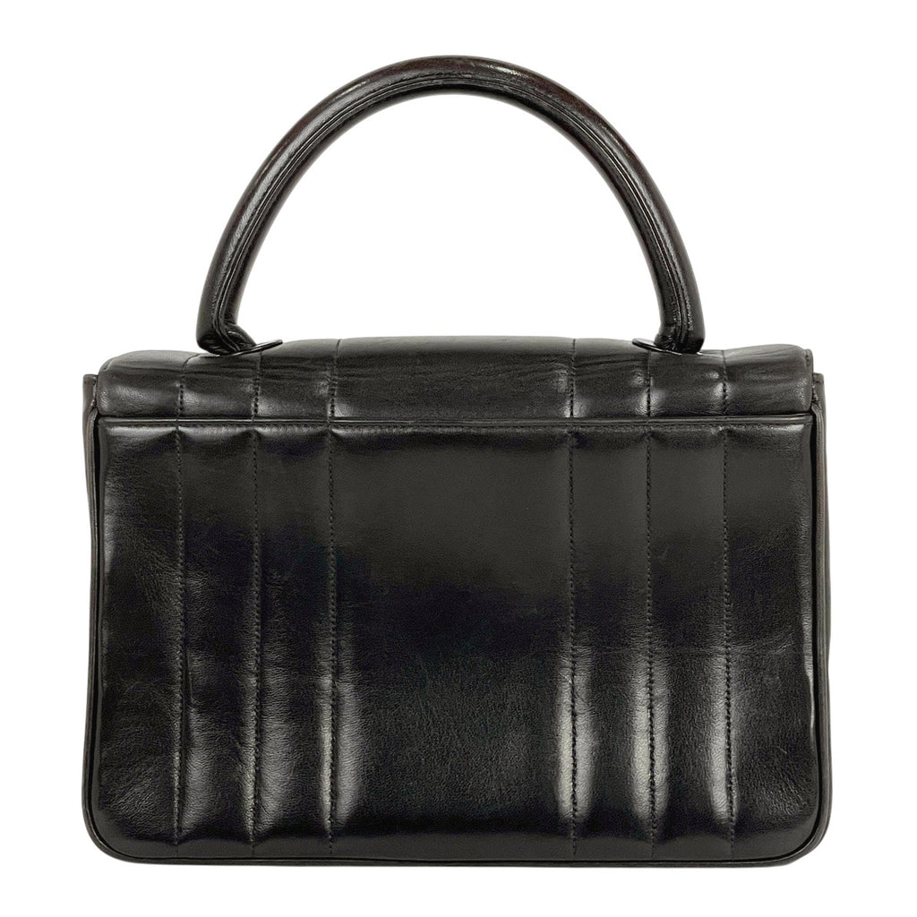 シャネル マドモアゼル ハンドバッグ ココマーク ハンドバッグ レザー ブラック レディース 【中古】brbag