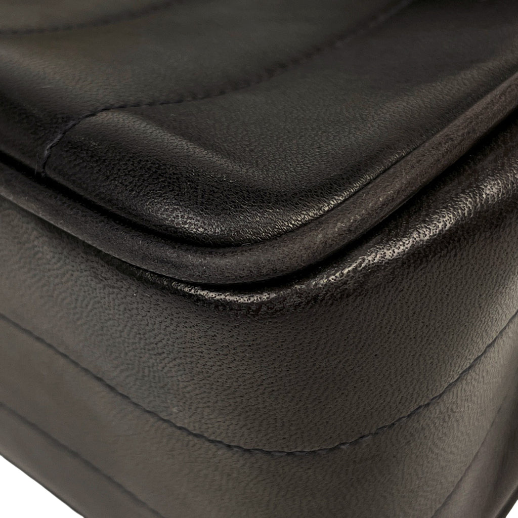 シャネル マドモアゼル ハンドバッグ ココマーク ハンドバッグ レザー ブラック レディース 【中古】brbag