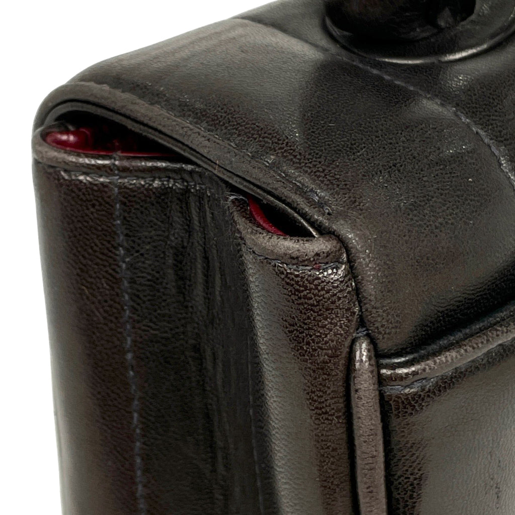 シャネル マドモアゼル ハンドバッグ ココマーク ハンドバッグ レザー ブラック レディース 【中古】brbag