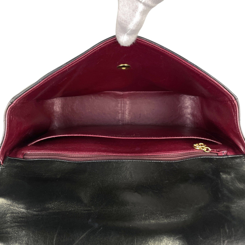 シャネル マドモアゼル ハンドバッグ ココマーク ハンドバッグ レザー ブラック レディース 【中古】brbag
