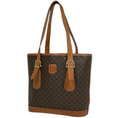セリーヌ マカダム柄 トートバッグ ハンドバッグ トートバッグ コーティングキャンバス ブラウン レディース 【中古】brbag