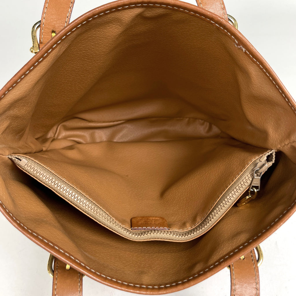 セリーヌ マカダム柄 トートバッグ ハンドバッグ トートバッグ コーティングキャンバス ブラウン レディース 【中古】brbag