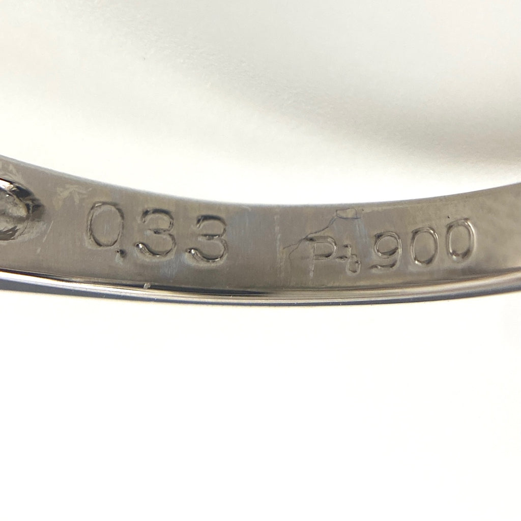 メレダイヤ デザインリング プラチナ 指輪 リング 11号 Pt900 ダイヤモンド レディース 【中古】nbjwl