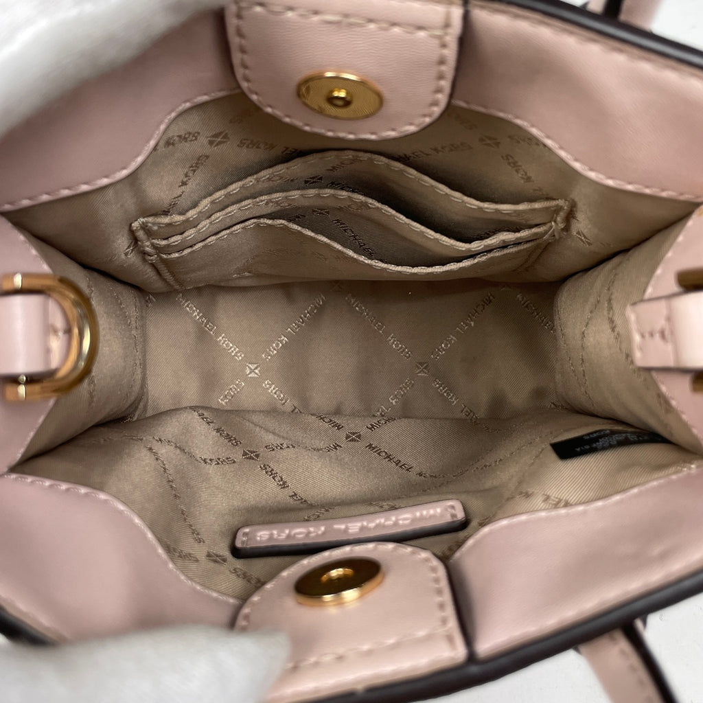 マイケルコース ロゴ ハンドバッグ 2WAY ショルダーバッグ ミニ ハンドバッグ レザー ピンク レディース 【中古】brbag