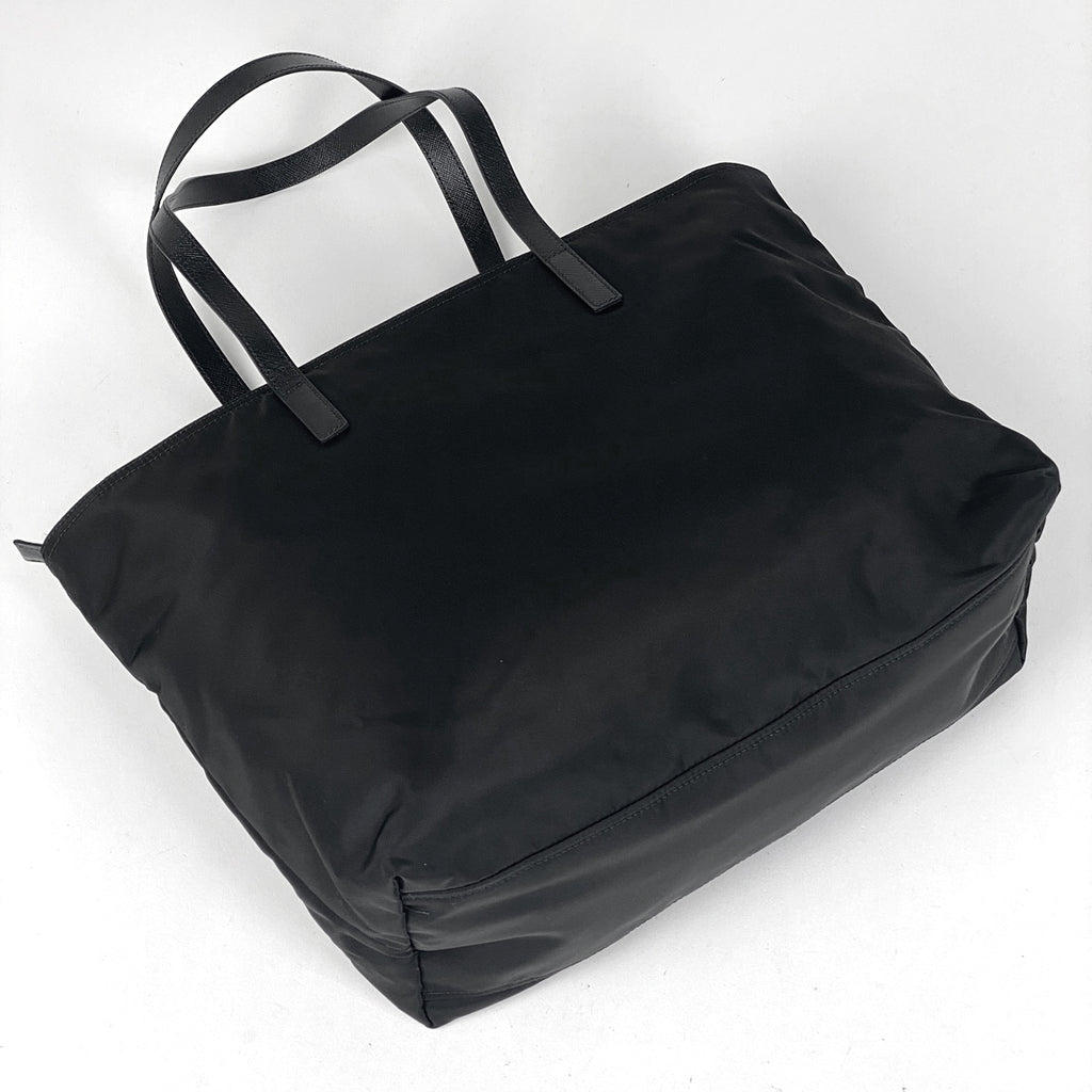 プラダ ロゴプレート トートバッグ ショルダーバッグ トートバッグ ナイロン ネロ(ブラック) 1BG052 レディース 【中古】brbag