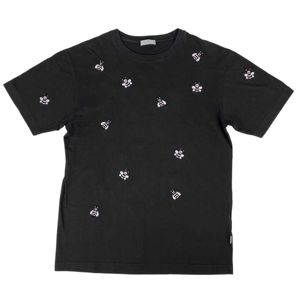ディオール デザイン 半袖 Tシャツ Bee ビー刺繍 トップス 半袖Ｔシャツ コットン レディース 【中古】brapp