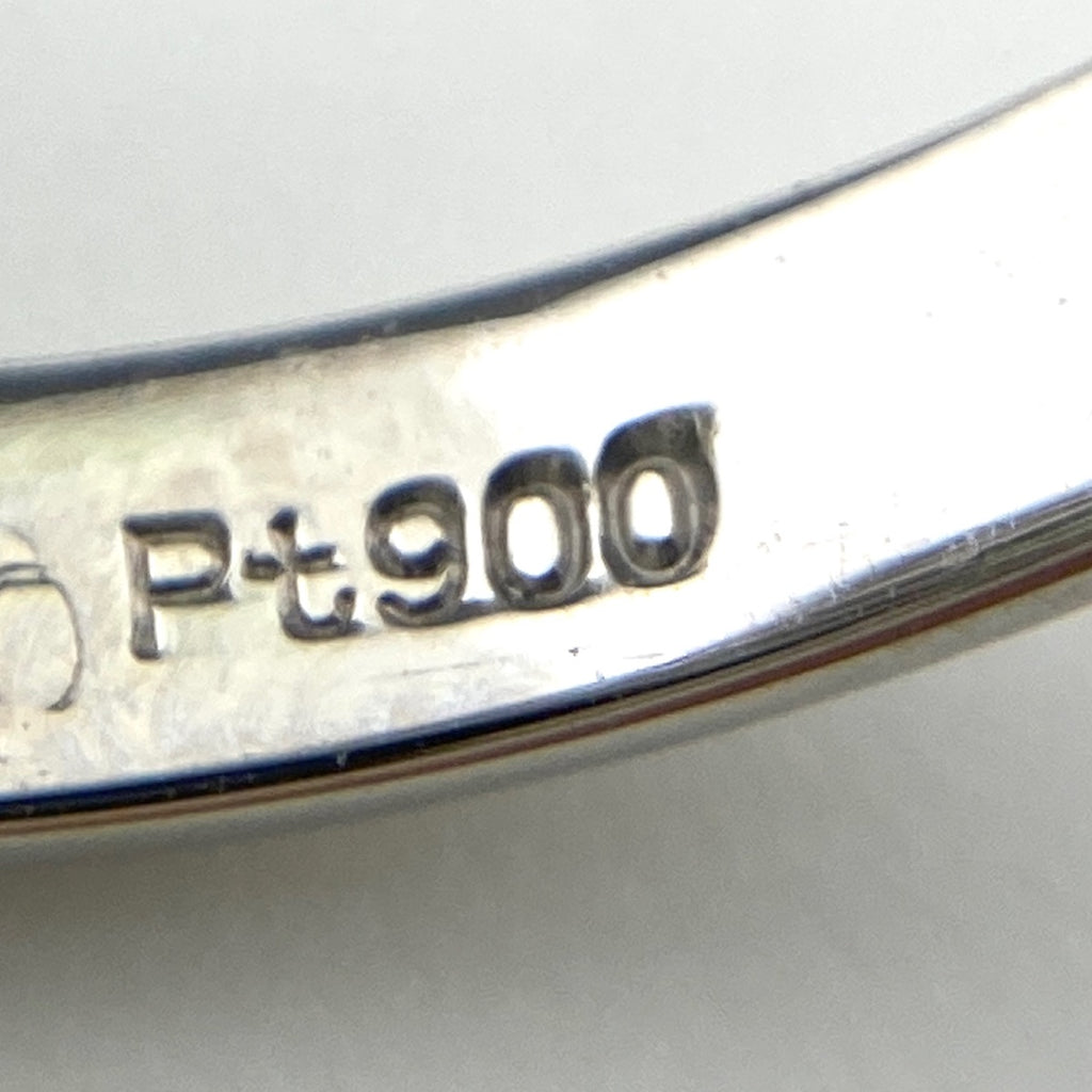 エメラルド デザインリング プラチナ 指輪 メレダイヤ リング 12号 Pt900 エメラルド ダイヤモンド レディース 【中古】nbjwl